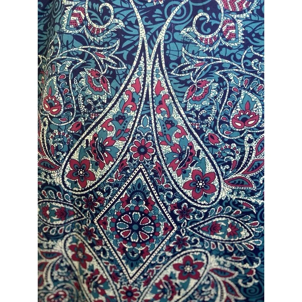 Gypsie Blu Mumu Dress Women‎ One Size Kimono Long Maxi Kaftan Beach Coverup New
